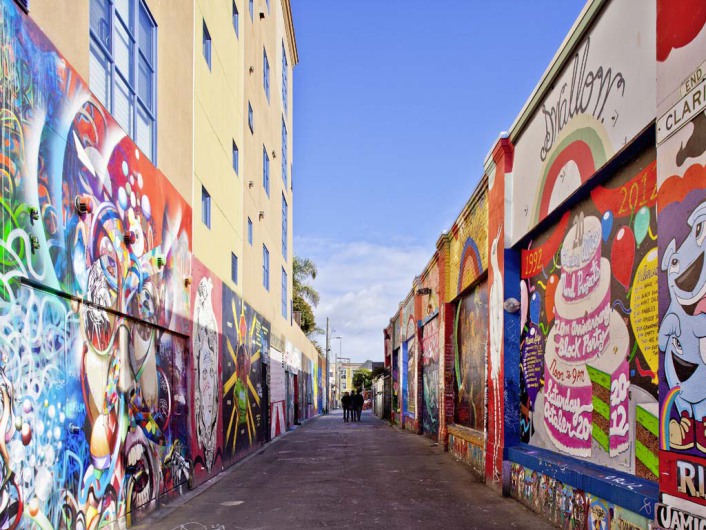 Clarion Alley graffiti